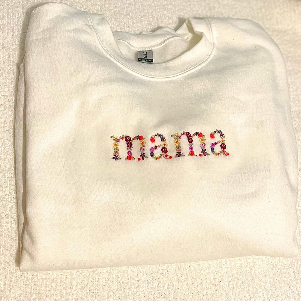 Floral mama sweatshirt